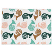 Peachy Green French Horn Groot Cadeauzakje (Achterkant)