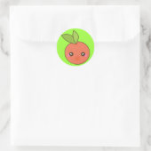 Peachy Keen Ronde Sticker (Tas)