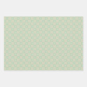 Peachy Mint Magic Wrapping Paper Flat Sheet Set (Voorkant 2)