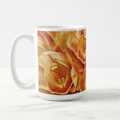 Peachy Orange Orchids Garden Art Mug Cup (Gauche)