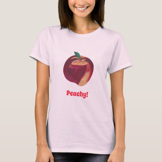 Peachy Peach Painting Tshirts (Devant)