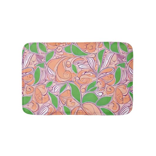 Peachy Petal Bath Mat (Voorkant)