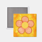 Peachy Petals Magneet (Voorkant / Achterkant)