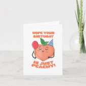 Peachy Puns Carte Anniversaire (Devant)