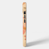 Peachy—roze gouden bloemmotief Case-Mate iPhone case (Achterkant / Links)
