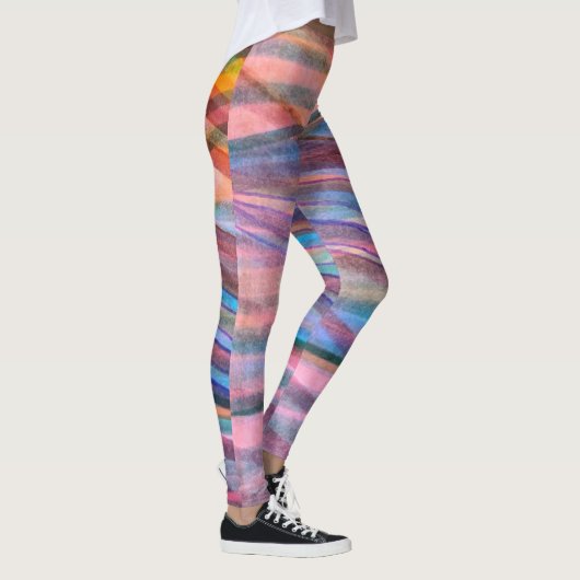 Peachy scherpe kleuren leggings (Rechts)