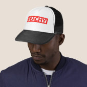 Peachy Stamp Trucker Pet (In situ)