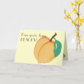 Peachy Wenskaart Kaart (Gele Bloem)