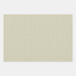 Peachy Whimsicality Wrapping Paper Flat Sheet Set