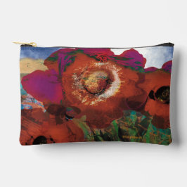 Peacin' Poppies kleine zakje Etui