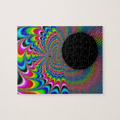 Peackock A Delic - Fractal Art Legpuzzel (Horizontaal)