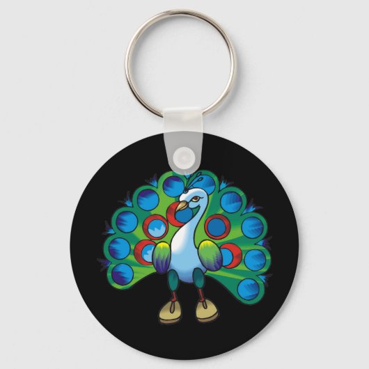 Peacock 2 sleutelhanger (Voorkant)