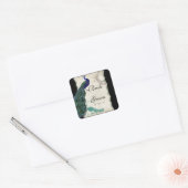  Peacock 5 - Huwelijkszegel of Sticker (Envelop)