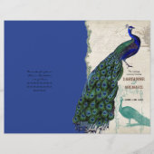  Peacock 5 - Programma voor officiële bruiloft (Voorkant)