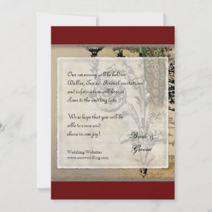  Peacock 6 - sparen de Datum Save The Date