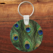 Peacock Afdrukken Sleutelhanger (Voorkant)