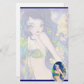 Peacock Allure - Stationery Briefpapier (Voorkant / Achterkant)