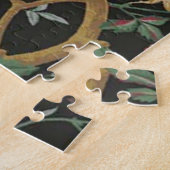 Peacock And Pink Roses Legpuzzel (Zijkant)