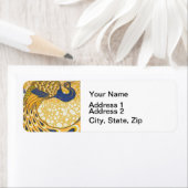 Peacock Antiek  kleurrijk Etiket (Insitu)