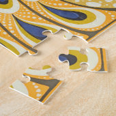 Peacock Antiek kleurrijk Legpuzzel (Zijkant)