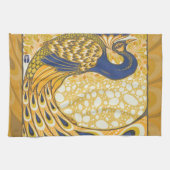 Peacock Antiek  kleurrijk Theedoek (Horizontaal)