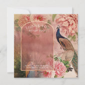 Peacock Arch Blush rose Peony Merci (Devant)