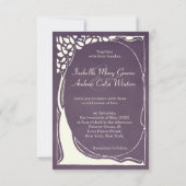 Peacock art deco kaart (Achterkant)