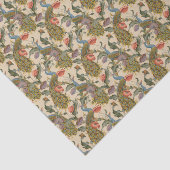 Peacock Art Nouveau Decoupage Tissuepapier (Detail)