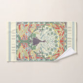 Peacock Art Nouveau Fière (Serviette à main)
