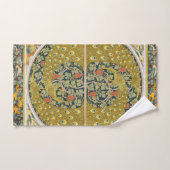Peacock Art Nouveau Stijl rond ingewikkeld ontwerp Bad Handdoek (Handdoek)