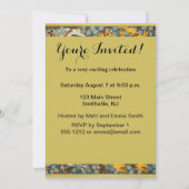 Peacock Art Nouveau Stijl rond ingewikkeld ontwerp Kaart (Voorkant)