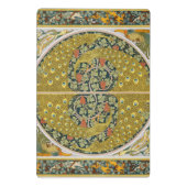 Peacock Art Nouveau Stijl rond ingewikkeld ontwerp Mini Klembord (Achterkant)