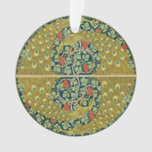 Peacock Art Nouveau Stijl rond ingewikkeld ontwerp Ornament