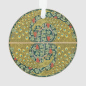 Peacock Art Nouveau Style rond design complexe (dos)