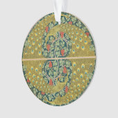 Peacock Art Nouveau Style rond design complexe (devant)