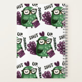 Peacock avec le Journal - "Shut Up, Journal" Drôle (Verso)