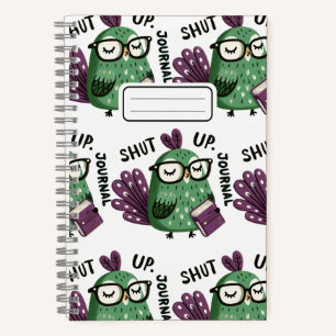 Peacock avec le Journal - "Shut Up, Journal" Drôle