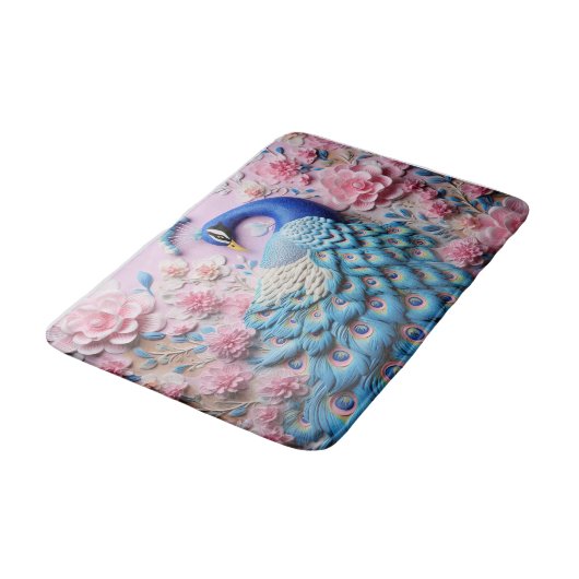 Peacock Badkamer Tapijt Mat Home Decor (Gekanteld)