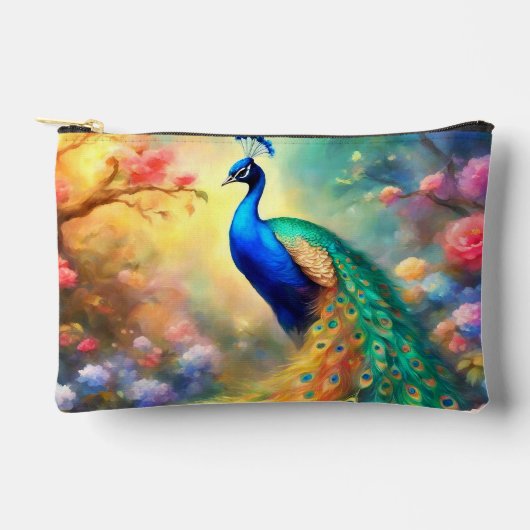 Peacock Bird 100 met bloemen Etui (Voorkant)