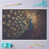 Peacock Bird Decoupage tissuepapier (Craft)