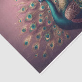 Peacock Bird Decoupage tissuepapier (Detail)