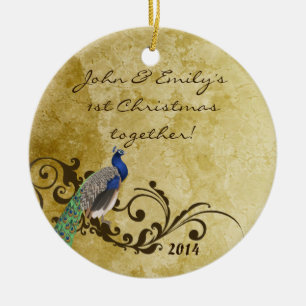  Peacock Bird Persoonlijke Ornament