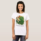 Peacock Bird T-shirt (Voorkant volledig)