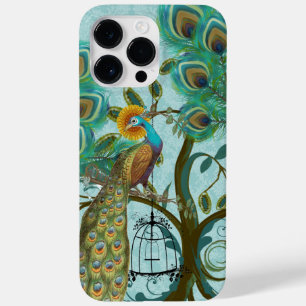 Peacock Birdcage Damask Case-Mate iPhone 14 Pro Max Hoesje