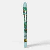 Peacock Birdcage Damask Case-Mate iPhone Case (Achterkant / Links)