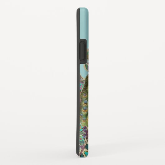 Peacock Birdcage Damask Coque iTouch (Dos/Droite)