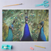 Peacock Birds Wall Art-deportpapier Tissuepapier (Craft)