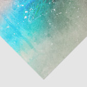 Peacock Birds Waterverf Wall Art ontkoppeling Tissuepapier (Detail)