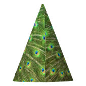 Peacock Birthday Feesthoedjes (Achterkant)