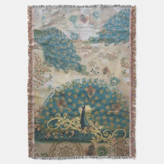 Peacock - Blanket Deken (Voorkant Verticaal)